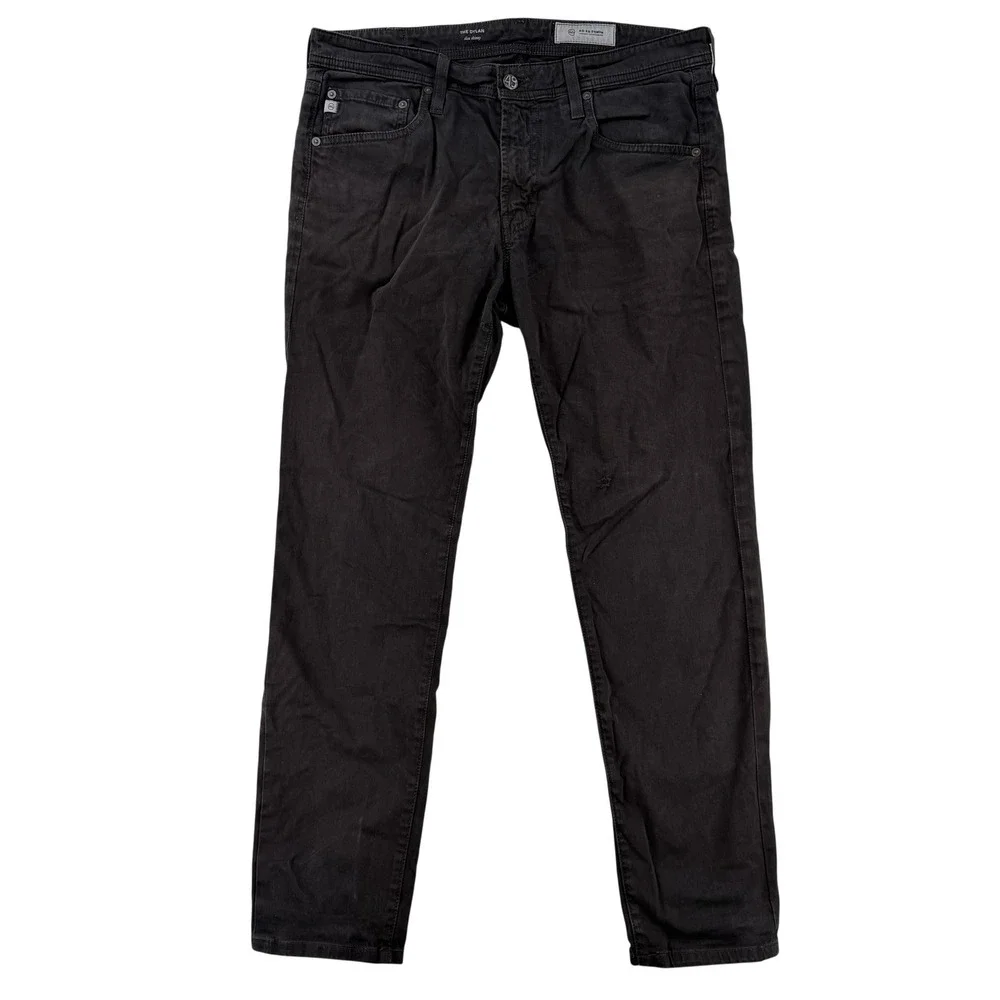 AG Adriano Goldschmied The Dylan Jeans Mens 34x30 Gray Skinny Stretch Denim
